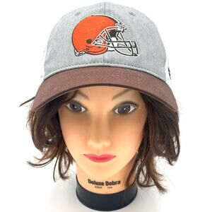 Cleveland Browns Cap NFL Football Men’s Gray White Mesh Trucker Hat by Fanatics